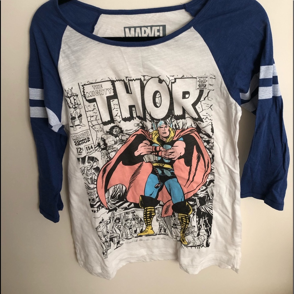 Thor long sleeve baseball tee